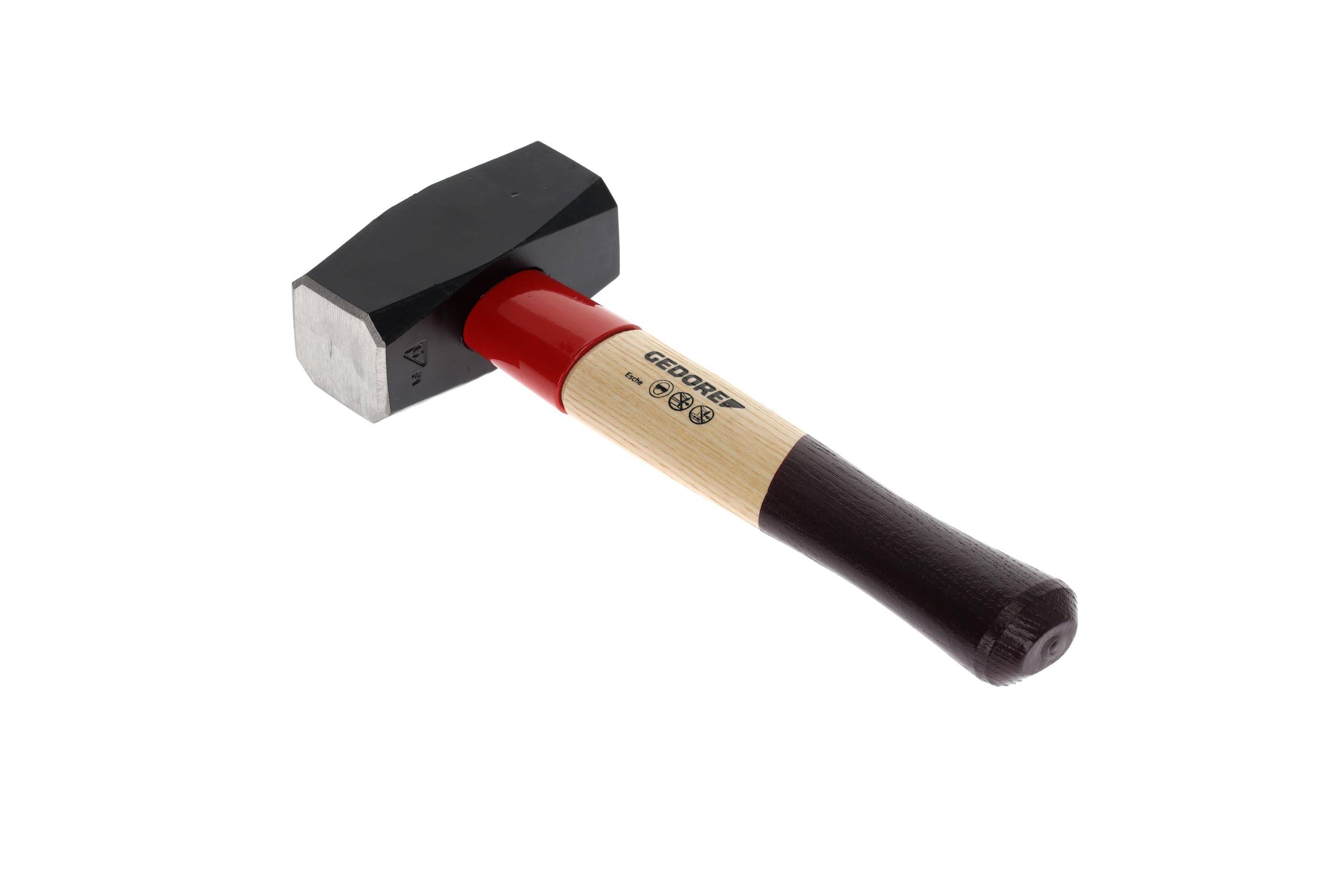 GEDORE 620 E-1500 Fustel ROTBAND-PLUS mit Eschenstiel, 1500 g