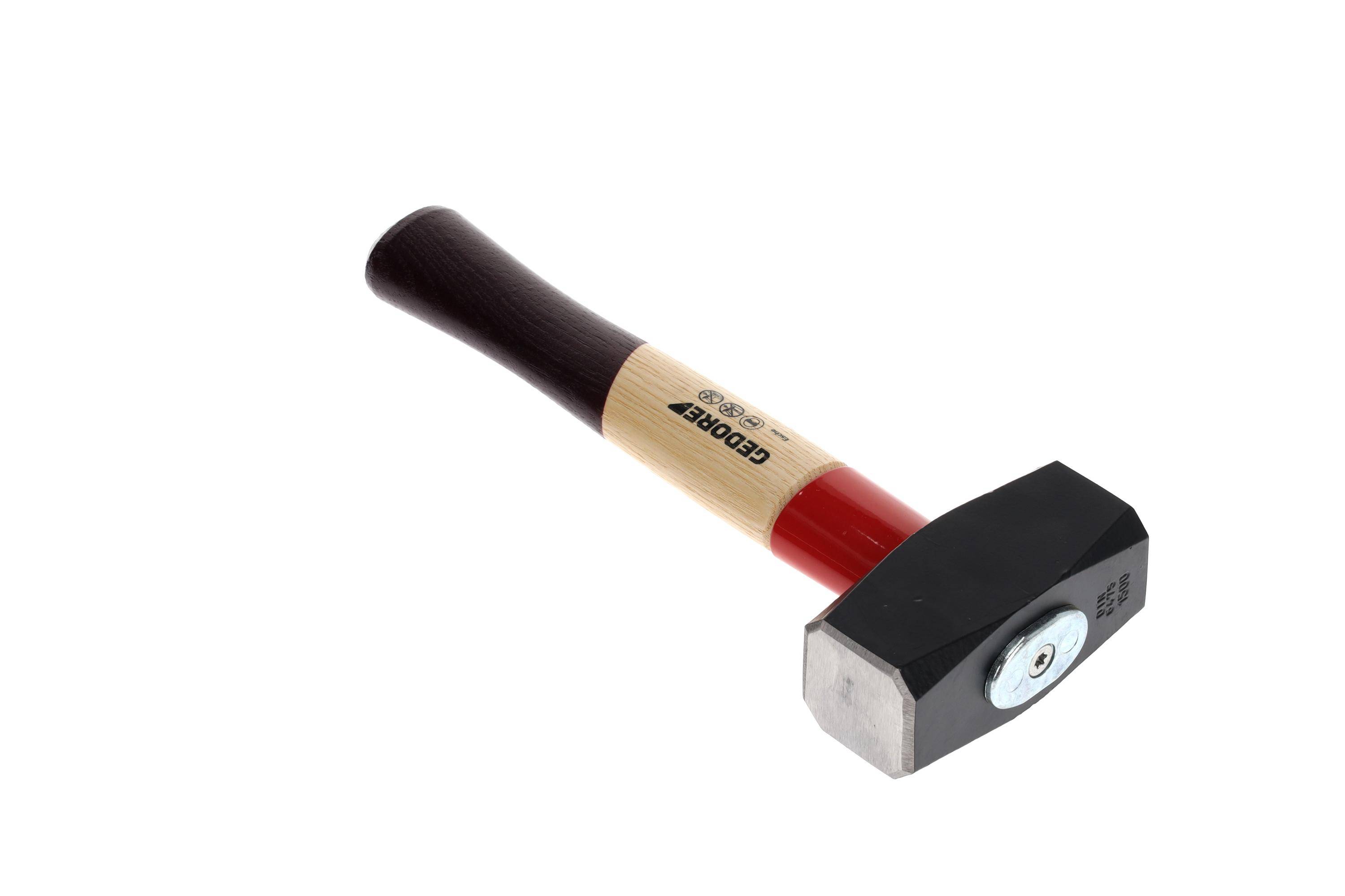 GEDORE 620 E-1500 Fustel ROTBAND-PLUS mit Eschenstiel, 1500 g