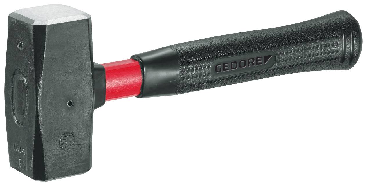 Gedore 20 F-1000 Fäustel mit Fiberglastiel, 1000 g