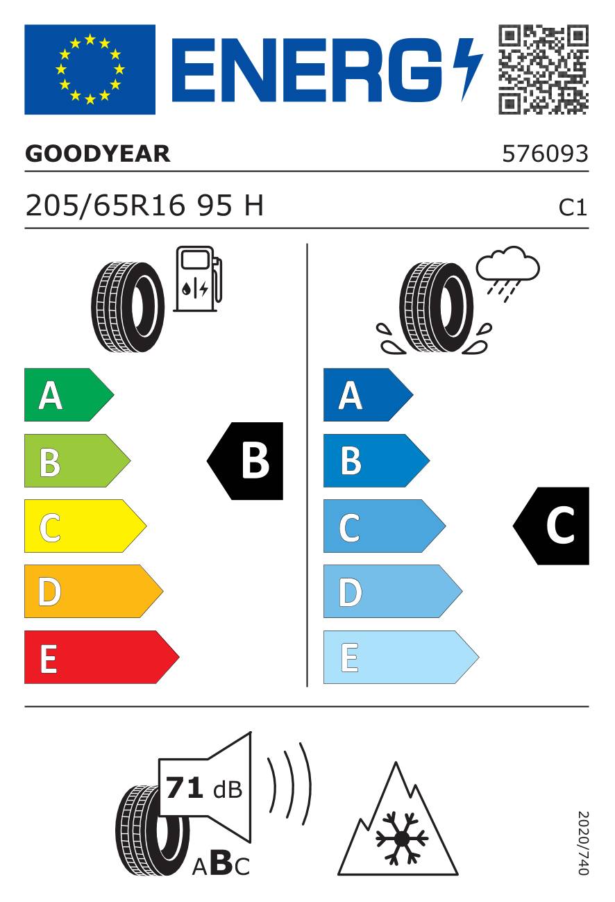 Goodyear UltraGrip 8 Performance ( 205/65 R16 95H * )