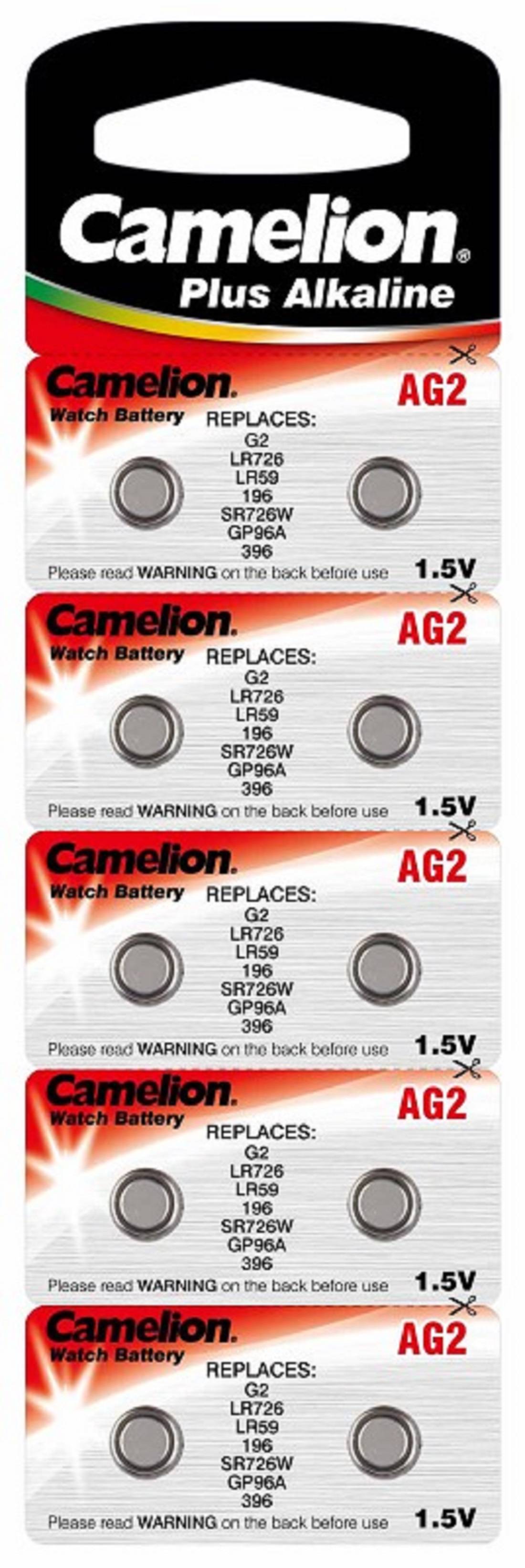 Alkaline Knopfzelle Camelion AG2/LR59/LR726/396