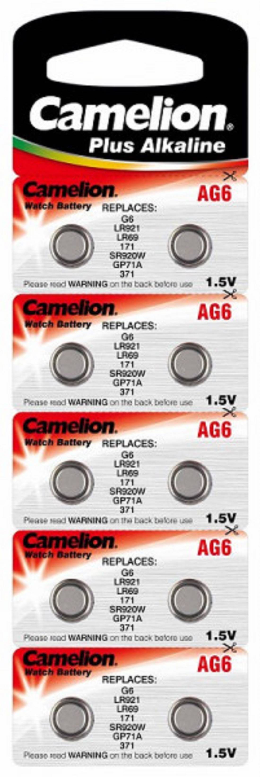 Alkaline Knopfzelle Camelion AG6/LR69/LR921/371