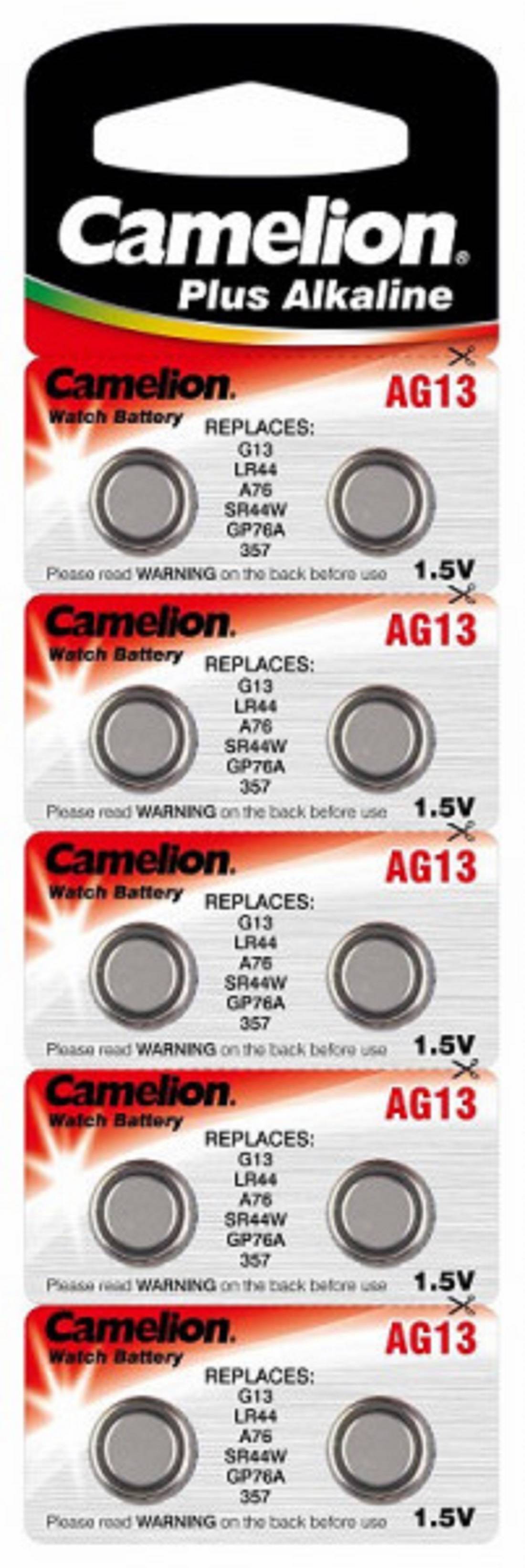 Alkaline Knopfzelle Camelion AG13/LR44/LR1154/357