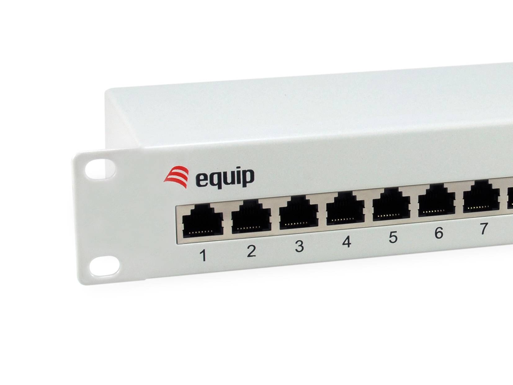 Equip Patchpanel 12x RJ45 Cat6 10" 1HE - RJ-45