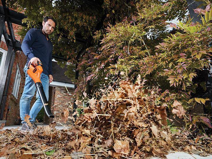 Black & Decker GWC1820PC - 209 km/h - Schwarz - Orange - 1,7 kg - saugbetrieb -