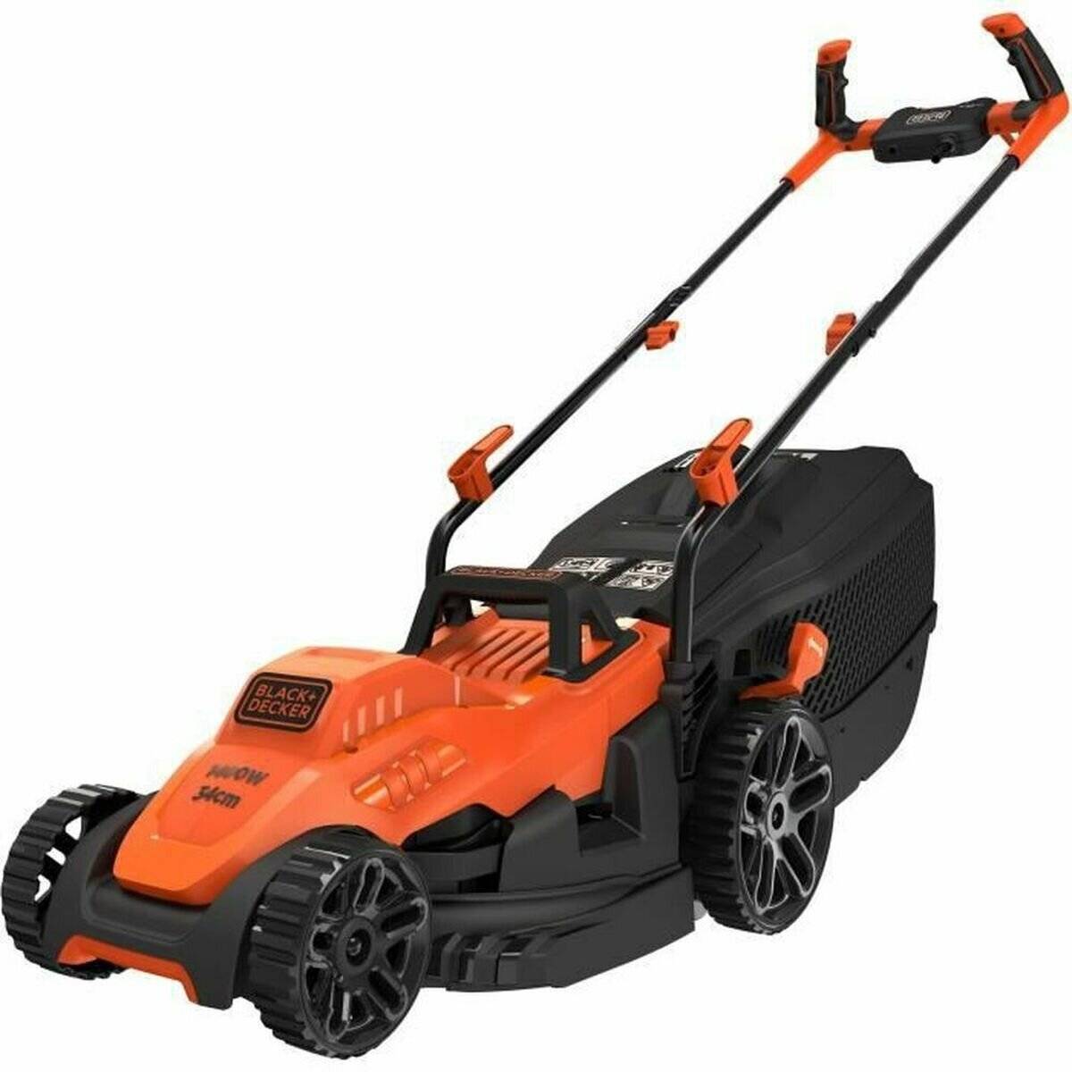 Rasenmäher BEMW461BH-QS, 34cm (orange/schwarz, 1.400 Watt)