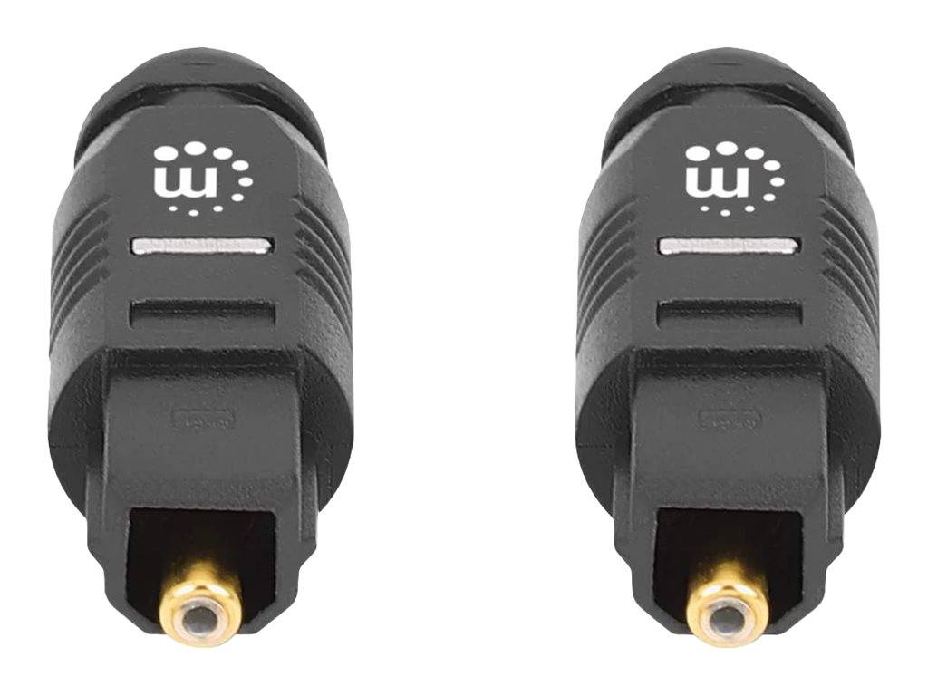 Manhattan Toslink Digital Optical AudioCable, 3m, Male/Male, Toslink S/PDIF, Gold plated contacts, Lifetime Warranty, Po