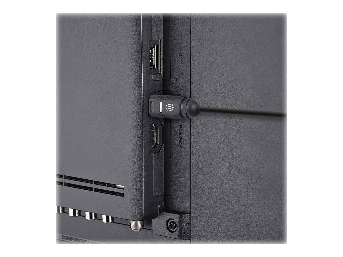 Manhattan Toslink Digital Optical AudioCable, 3m, Male/Male, Toslink S/PDIF, Gold plated contacts, Lifetime Warranty, Po