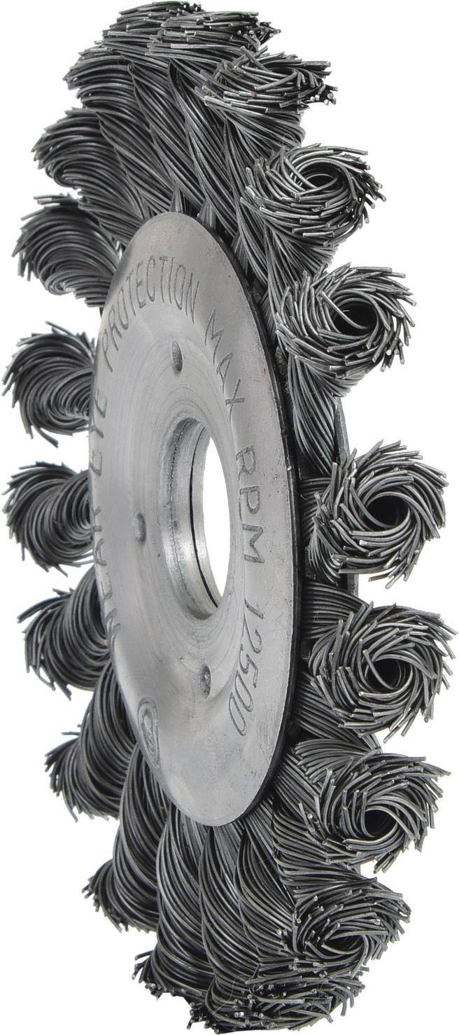 KS TOOLS Stahldrahtrundbürste 0,5mm, Ã˜ 115mm (340.0042)