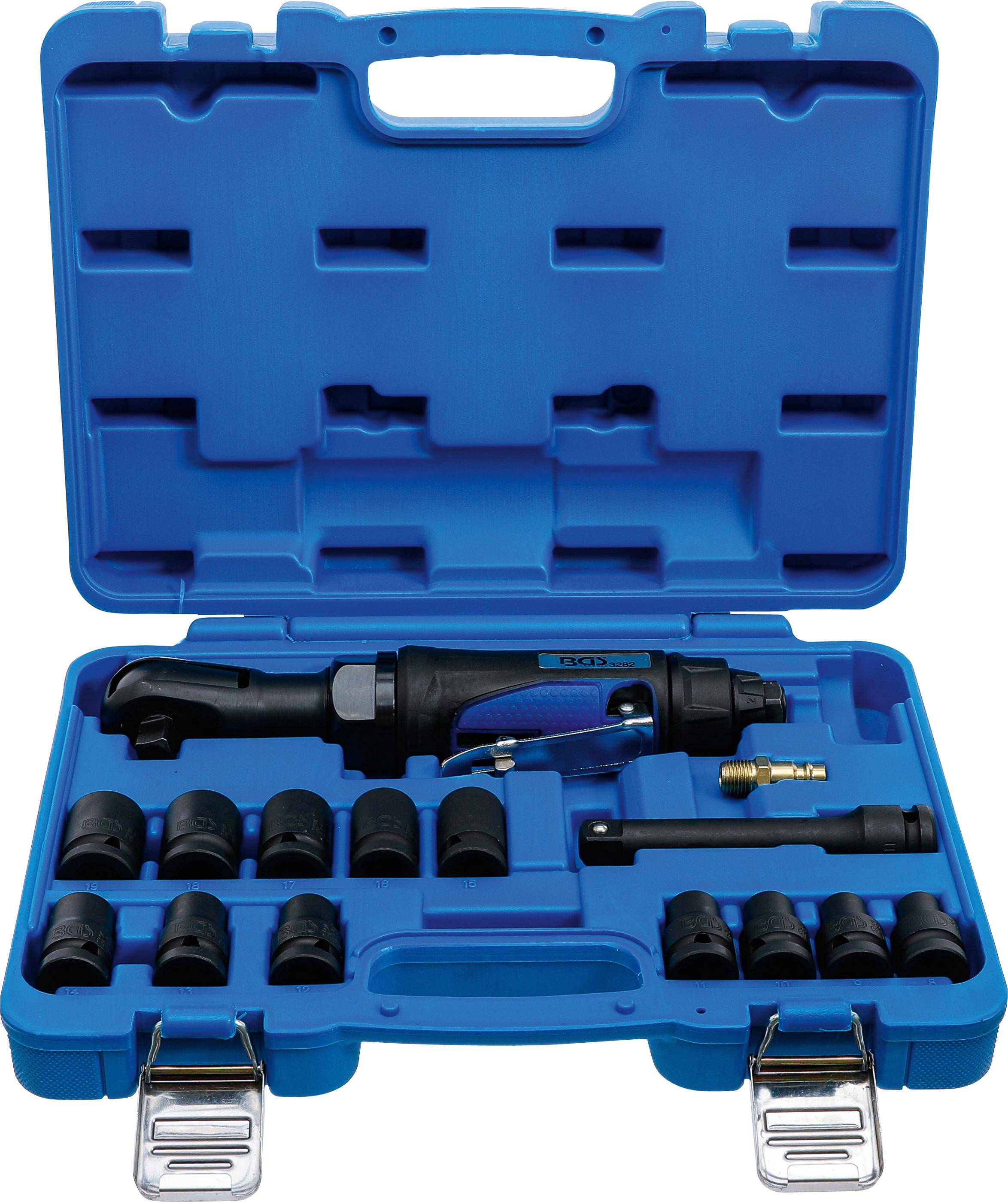 BGS technic Druckluft-Ratschenschrauber-Satz | 12,5 mm (1/2") | 102