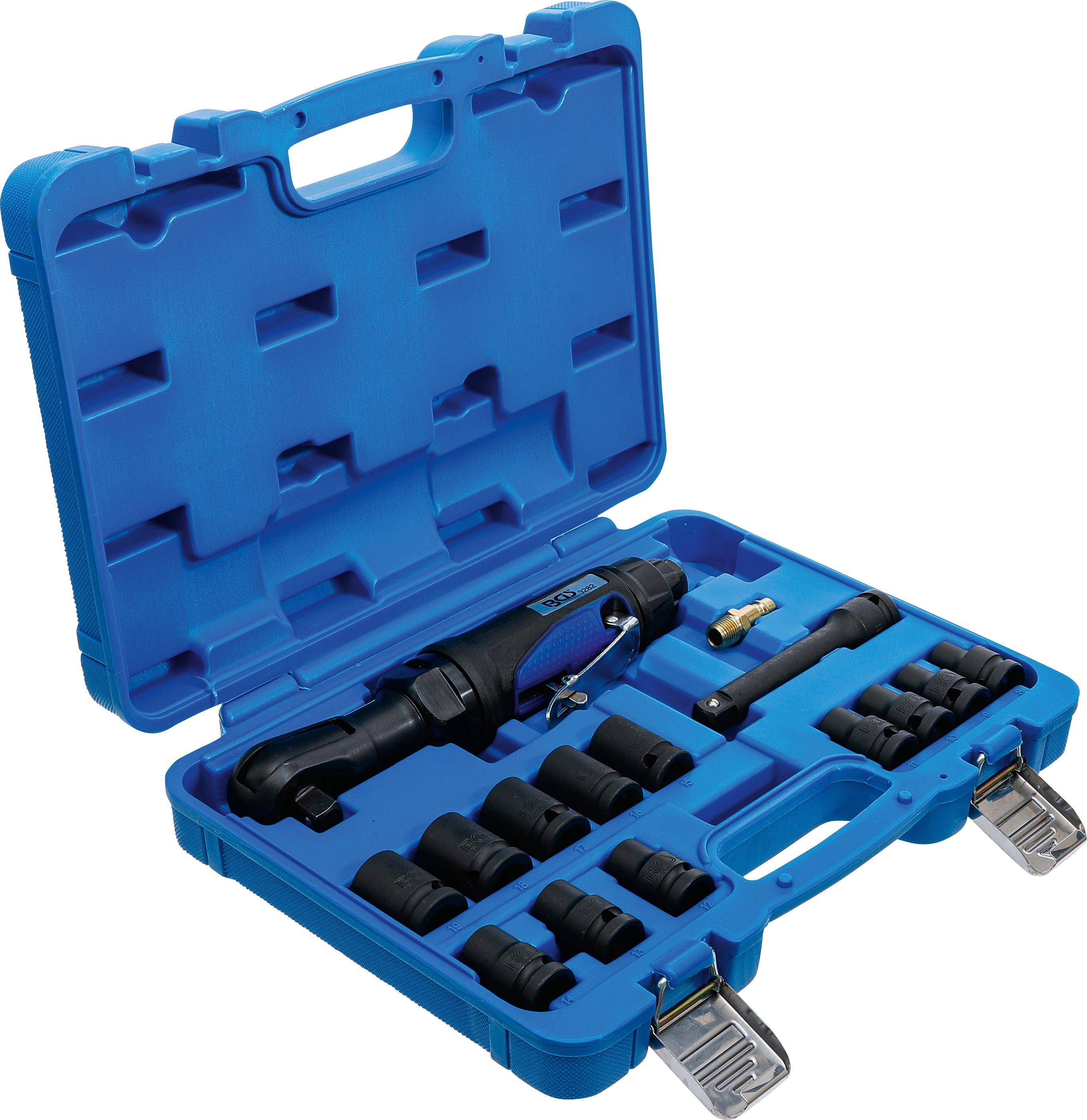 BGS technic Druckluft-Ratschenschrauber-Satz | 12,5 mm (1/2") | 102