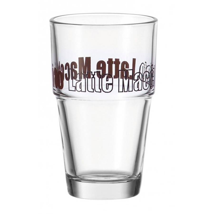 LEONARDO 043399 Solo Latte-Macchiato-Becher 410ml, Glas, H 14 cm, klar
