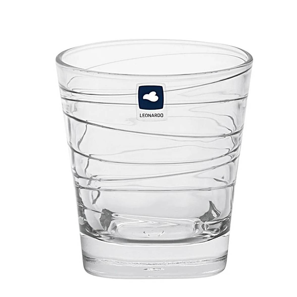 LEONARDO 019449 Vario Struttura Whiskybecher / Wasserbecher, 250 ml, klar