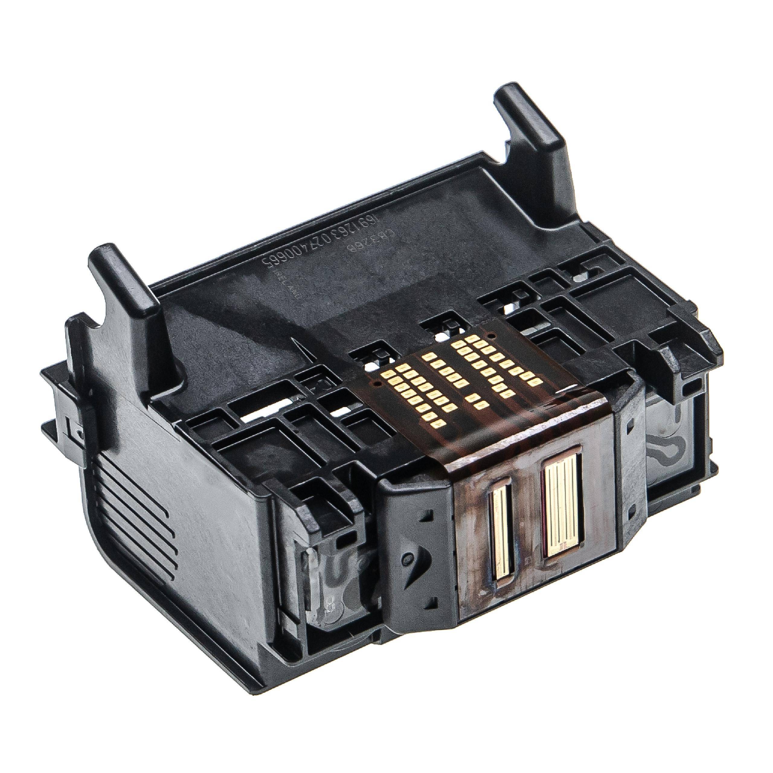 vhbw Druckkopf kompatibel mit HP Photosmart 7515, 7525, 6525, 7510, 7520 Drucker - B/C/M/Y + photo schwarz, 7,3 cm breit, refurbished