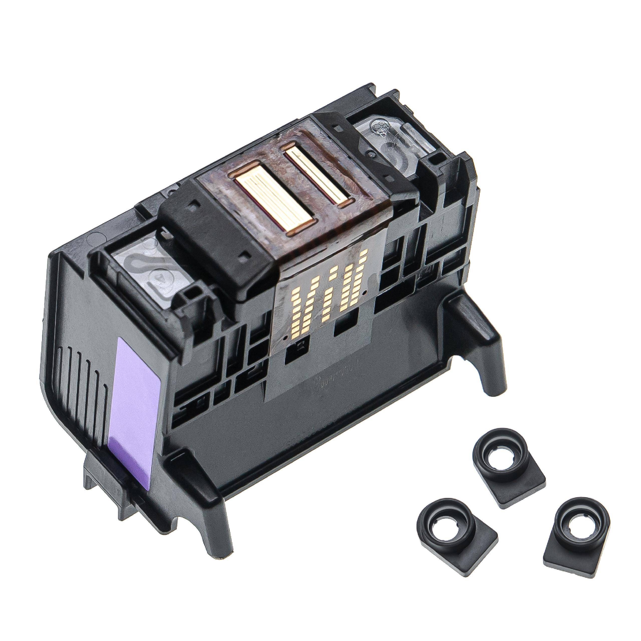 vhbw Druckkopf kompatibel mit HP Officejet 7000 A, 6500 Wireless, 7000 (C9299A#BEF), 6500 Wide Drucker - B/C/M/Y 7,1 cm breit refurbished