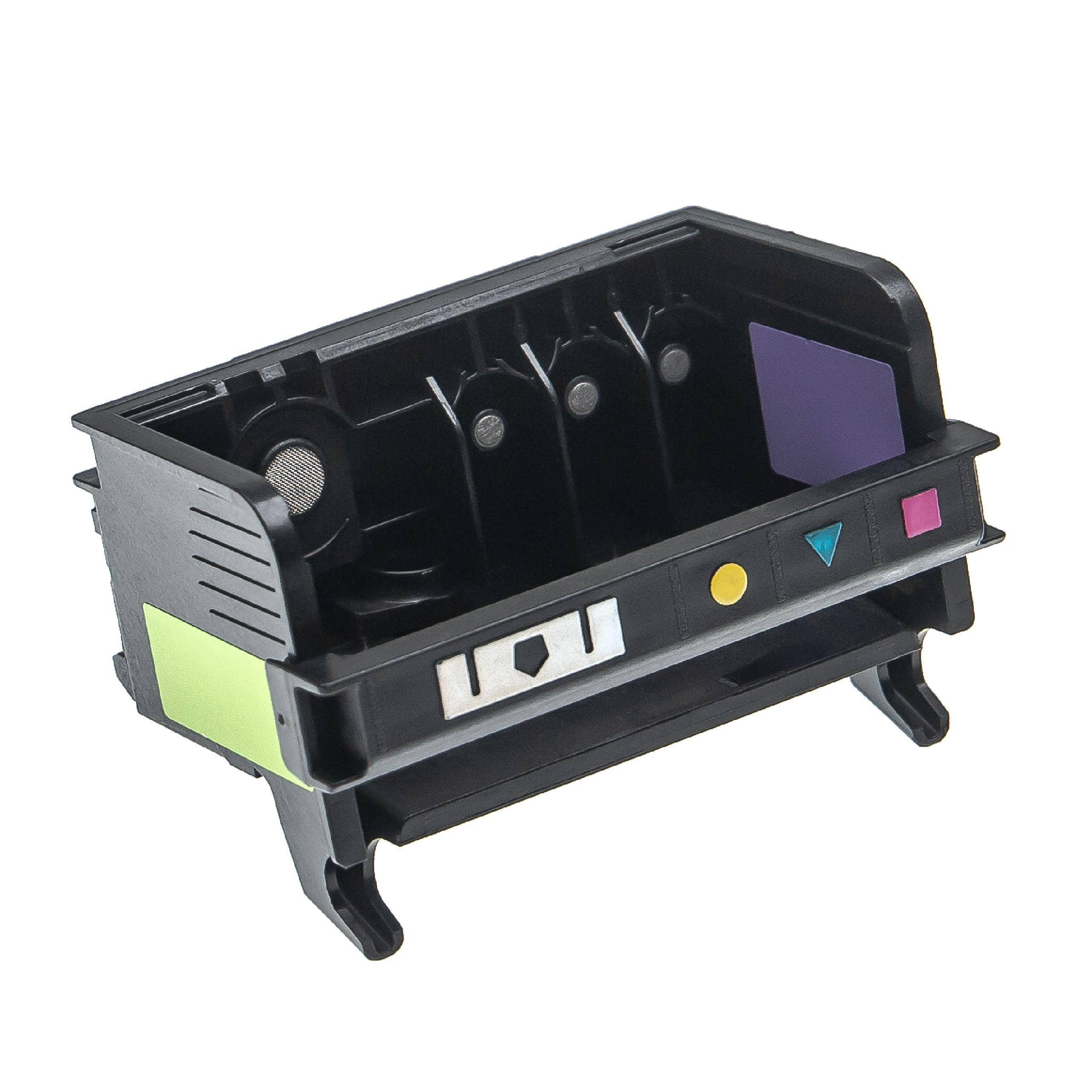 vhbw Druckkopf kompatibel mit HP Officejet 7000 A, 6500 Wireless, 7000 (C9299A#BEF), 6500 Wide Drucker - B/C/M/Y 7,1 cm breit refurbished