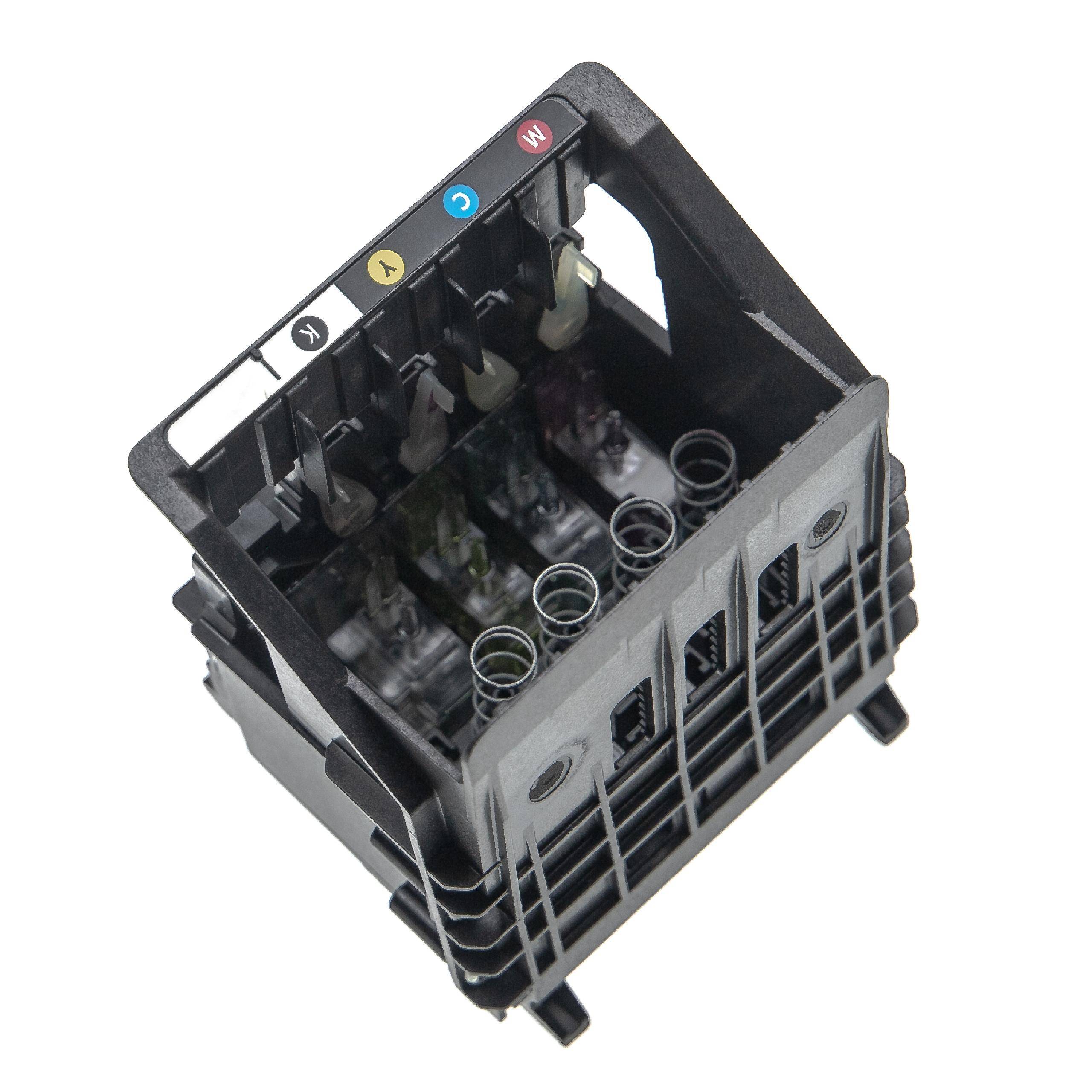 vhbw Druckkopf kompatibel mit HP Officejet Pro 8100 Eprinter, 8600 E-ALL-IN-ONE, 251 dw, 276 dw Drucker - B/C/M/Y refurbished