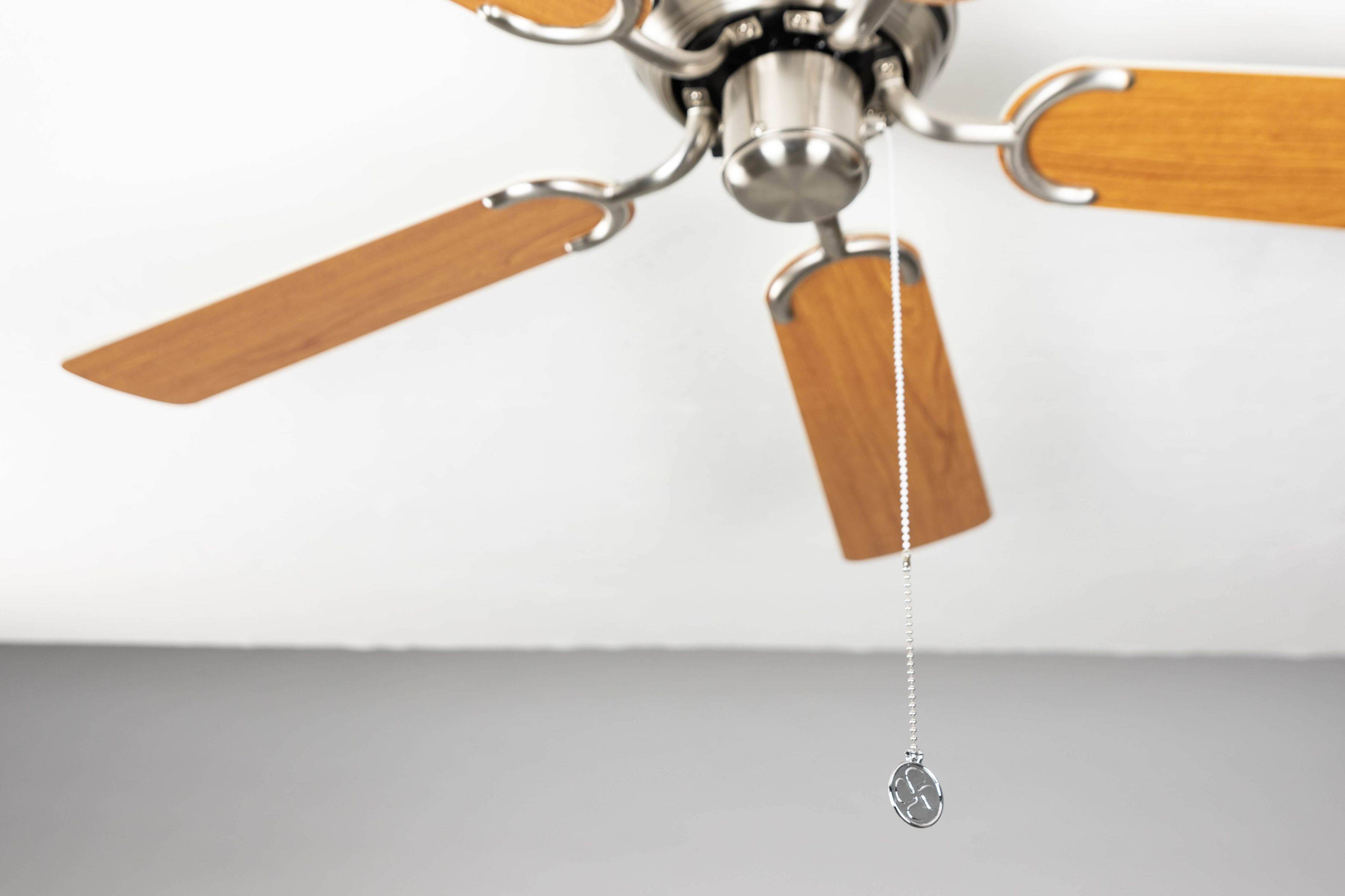 Deckenventilator Kisa Deluxe BN Weiß / Ahorn