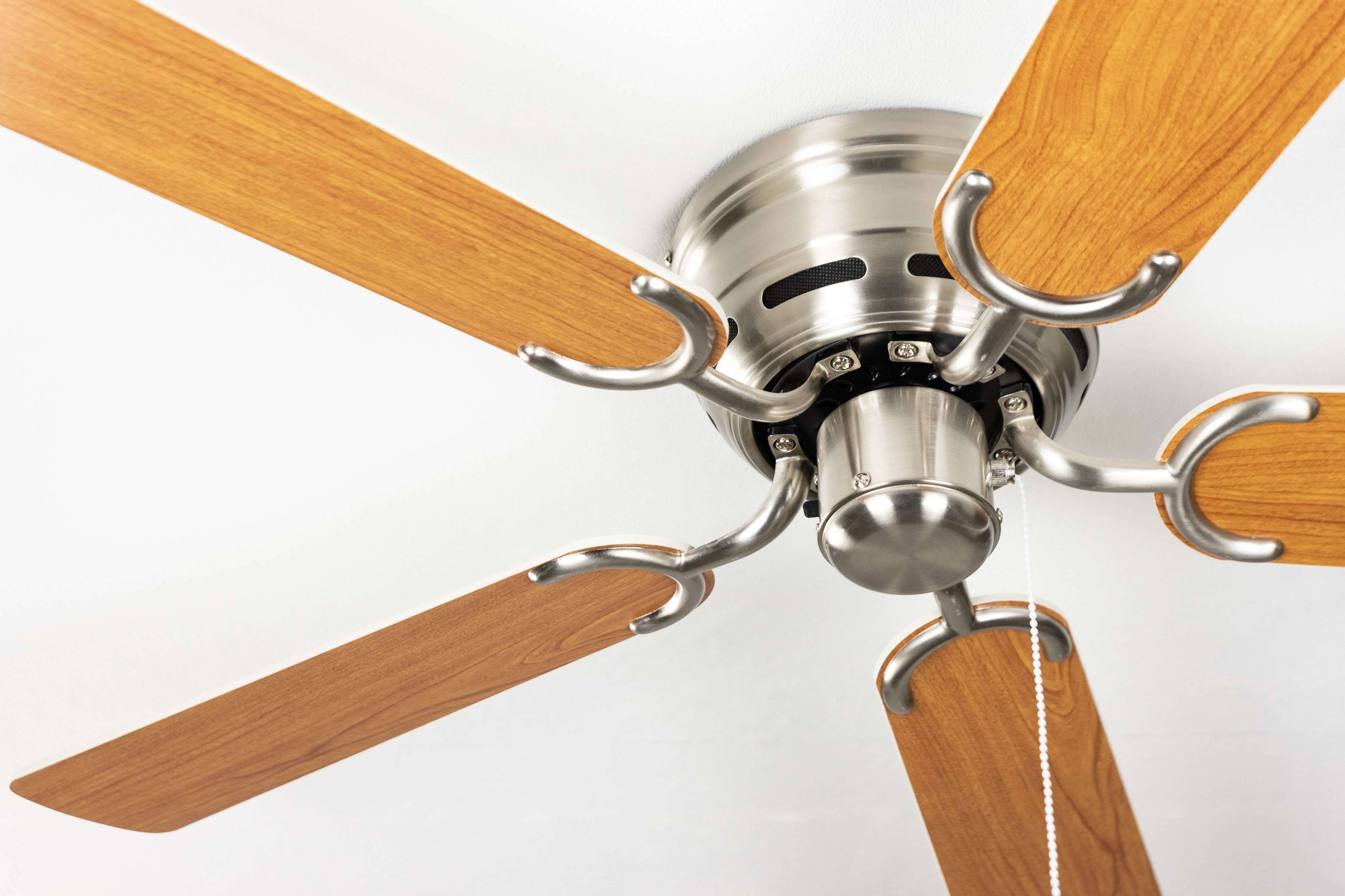 Deckenventilator Kisa Deluxe BN Weiß / Ahorn