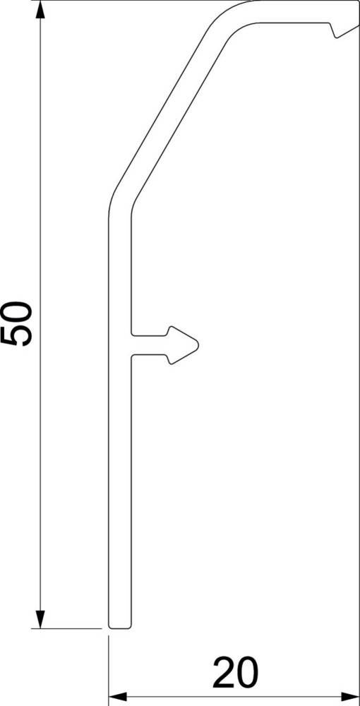 OBO Bettermann Oberteil SL 2050 OT rws