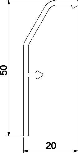 OBO Bettermann Oberteil SL 2050 OT rws