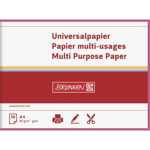 Universalpapier A4 80g VE=50 Blatt fuchsia