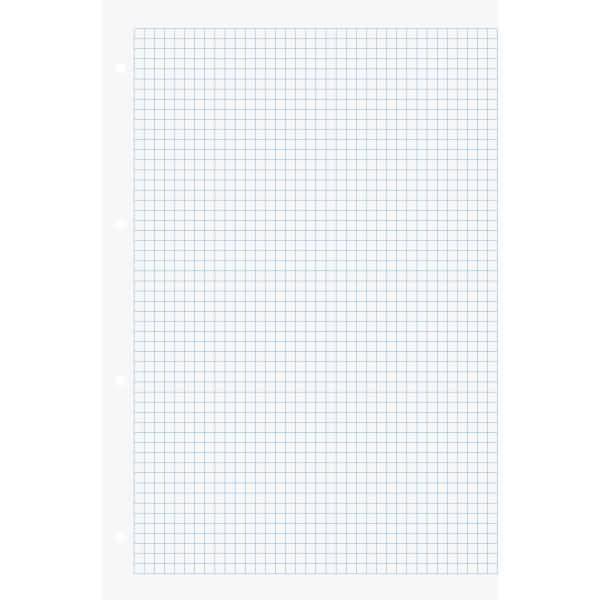 Ringbucheinlage A4 70 g/qm 4-fach gelocht 100 Blatt kariert weiß