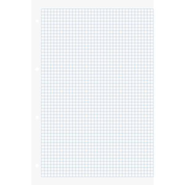 Ringbucheinlage A4 70 g/qm 4-fach gelocht 50 Blatt kariert weiß