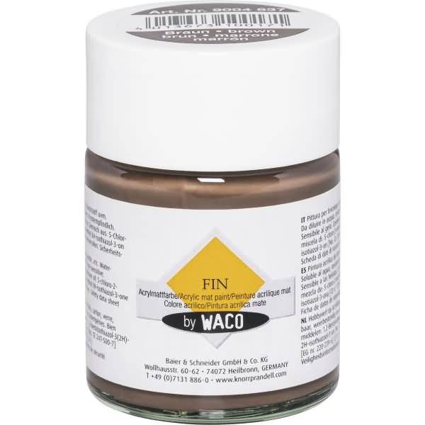 Acrylmalfarbe 50ml dunkelbraun