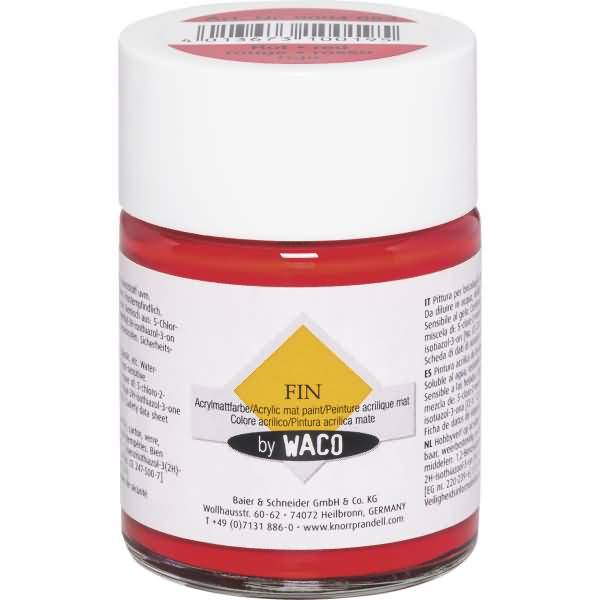 Acrylmalfarbe 50ml rot