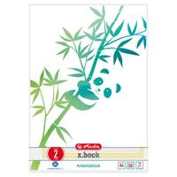 Herlitz Arbeitsblock A4 GREENline Panda 02| GREENline/Bl. 50/Lineatur - A4 - 50