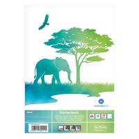 Herlitz Zeichenblock A4 GREENline Elefant| GREENline/Elefant/Bl.20 - A4 - 20 Bla