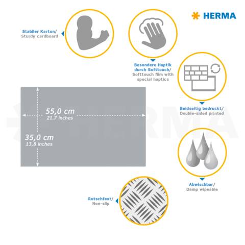 Schreibunterlage 550 x 350 mm Delfin