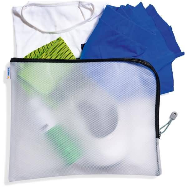 Universaltasche A4+ 36x28cm transparent/schwarz