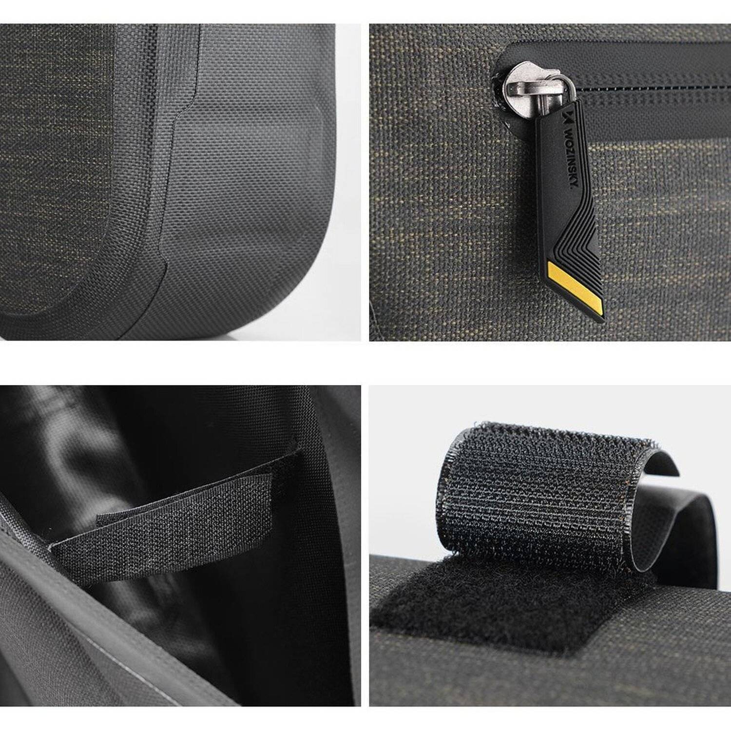 WOZINSKY Fahrradtasche Rahmentasche Wasserdichte Tasche für Fahrrad, Mountainbike, Ebike, MTB, Rennradtasche, Rahmen 8 L