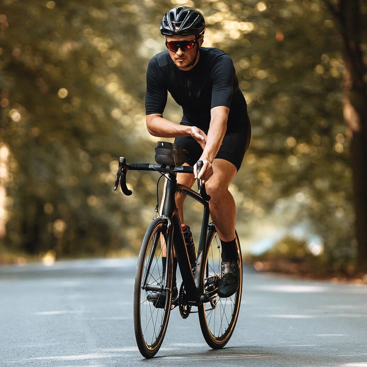 WOZINSKY Lenkertasche Fahrradtasche, Wasserdichte Reisetasche für Fahrrad, Mountainbike, Ebike, MTB, Rennradtasche, 1 L