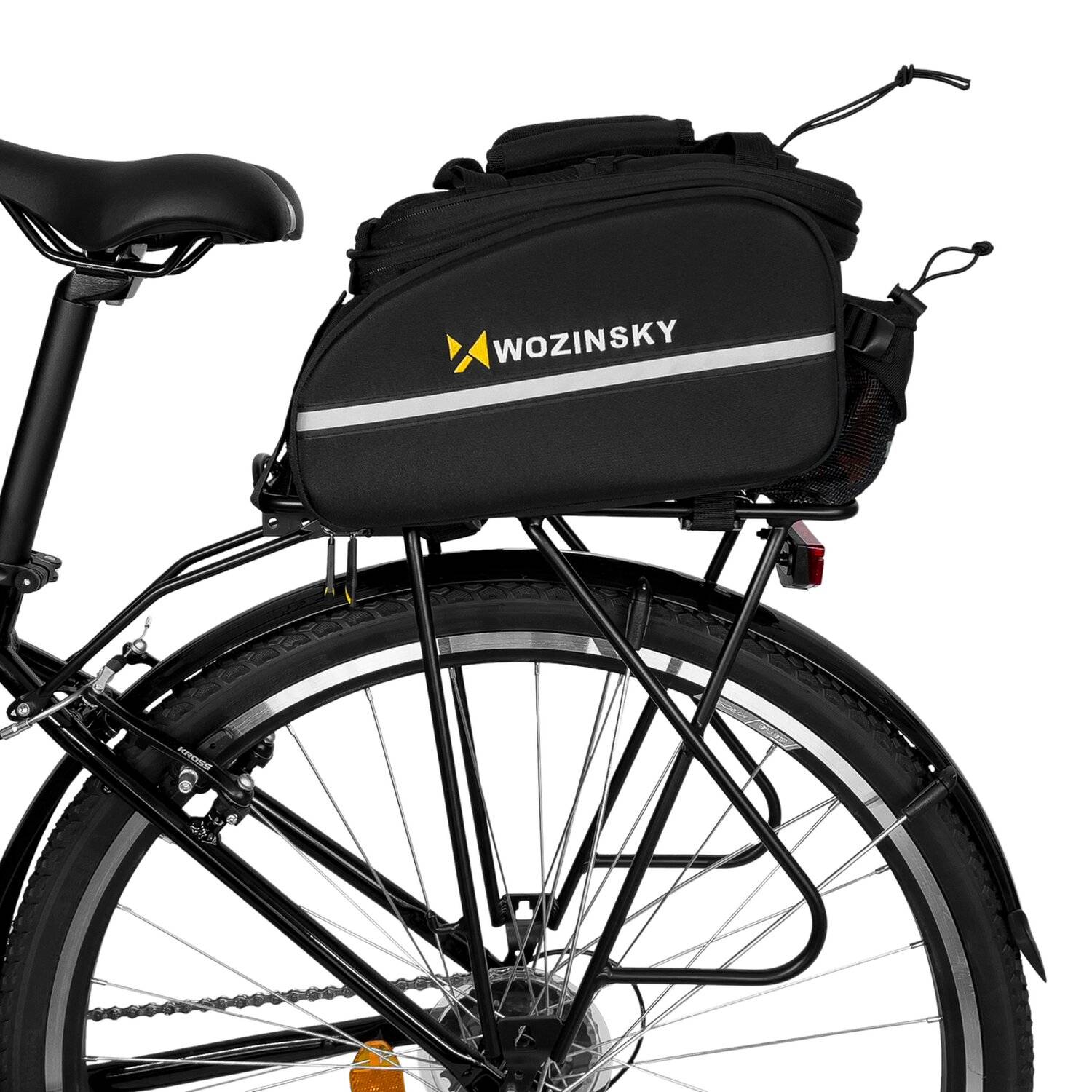 WOZINSKY Fahrradtasche Gepäckträgertasche, Wasserdichte Reisetasche für Fahrrad, Mountainbike, Ebike, MTB, 35 L