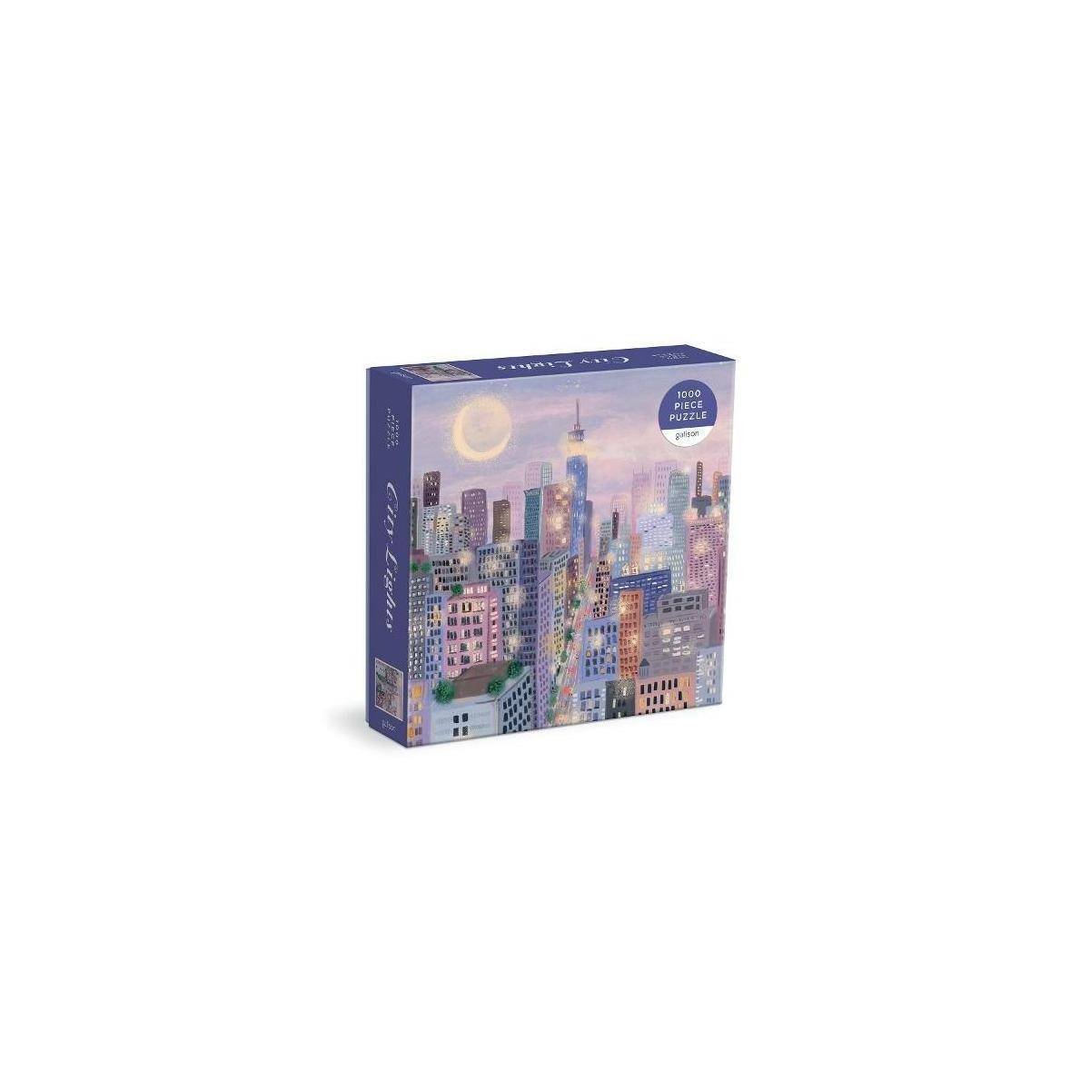 71675 - City Lights - Puzzle im Quadrat, 1000 Teile