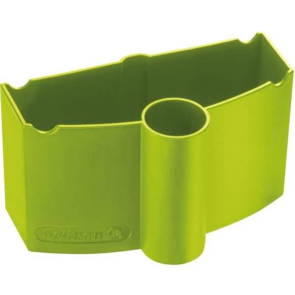 Wasserbecher mit Pinselhalter 6,2x6,4x10,7 grün