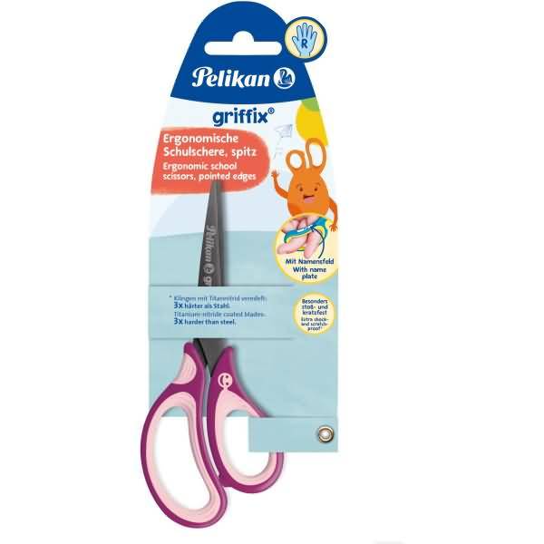 Schulschere griffix spitz Rechtshänder SweetBerry