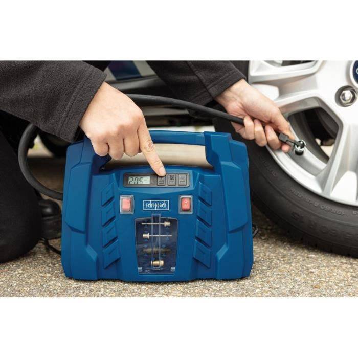 SCHEPPACH Tragbarer Kompressor 8 bar - 12 V - Air Force 5