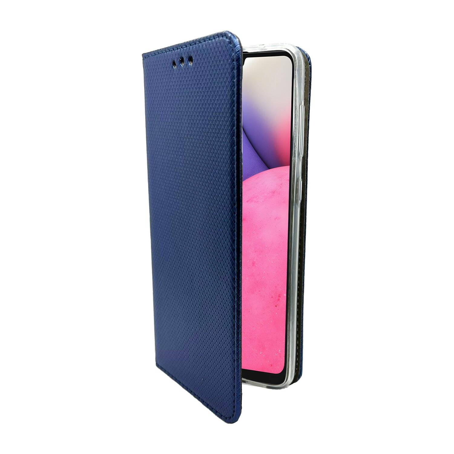 Buch Tasche "Smart" für SAMSUNG GALAXY A33 5G Handy Hülle Etui Schutzhülle mit Standfunktion, Kartenfach Blau