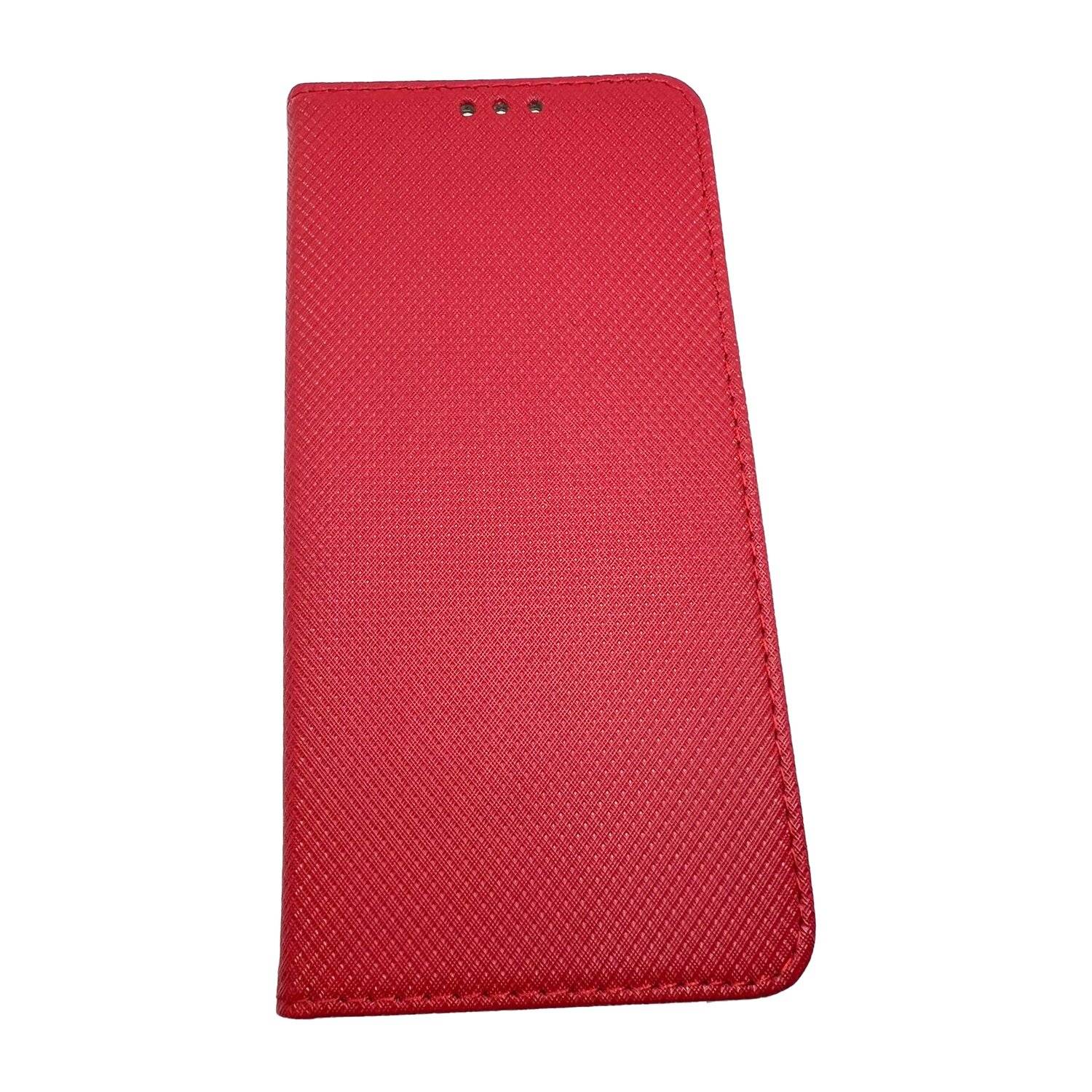 Buch Tasche "Smart" für SAMSUNG GALAXY A53 5G Handy Hülle Etui Schutzhülle mit Standfunktion, Kartenfach Rot
