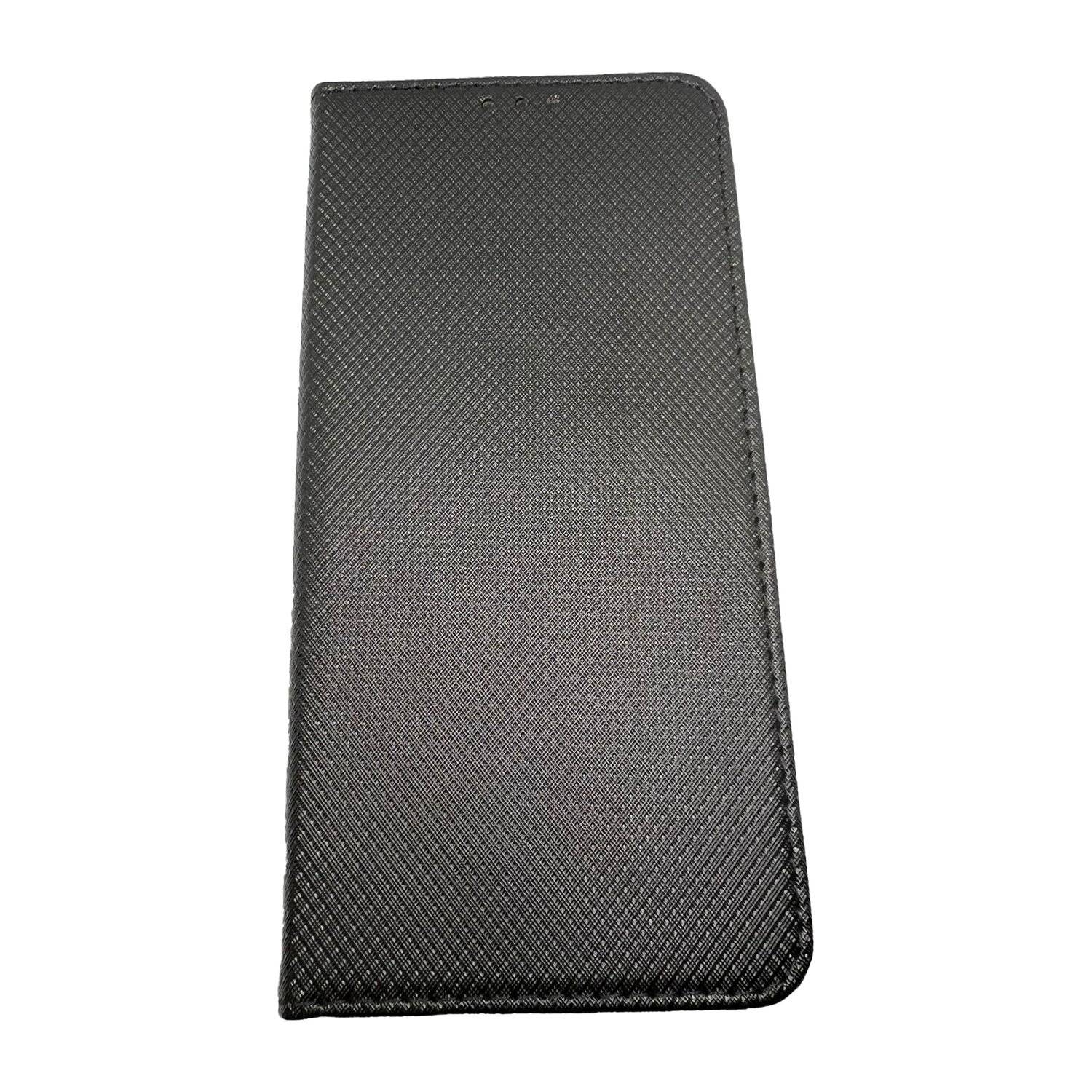 Buch Tasche "Smart" für XIAOMI REDMI NOTE 11 PRO 5G Handy Hülle Etui Schutzhülle mit Standfunktion, Kartenfach Schwarz