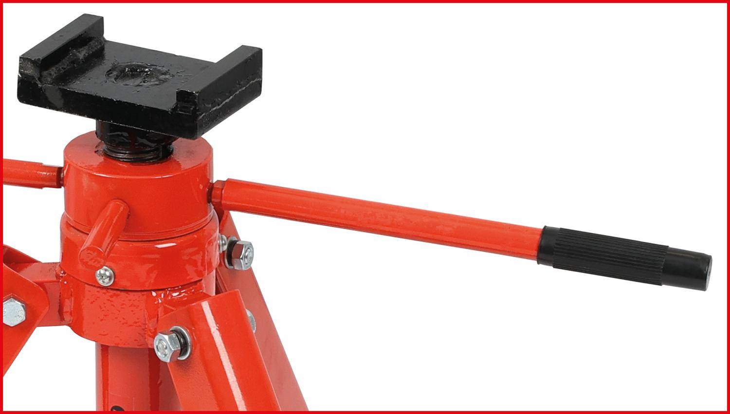 KS TOOLS performance Stahl-Spindel-Unterstellbock, 12t, 456-710mm