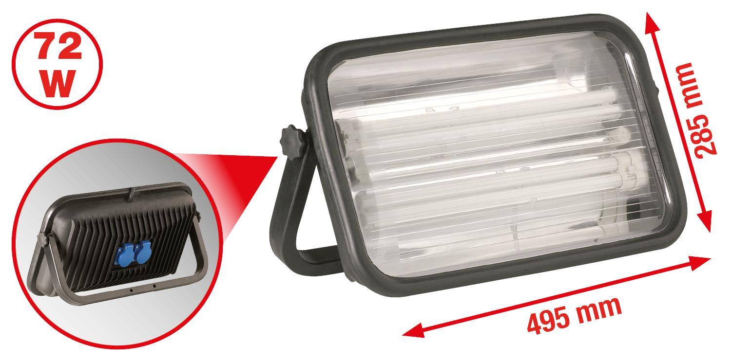 KS TOOLS Profi-Kaltlicht-Arbeitsleuchte 72 Watt