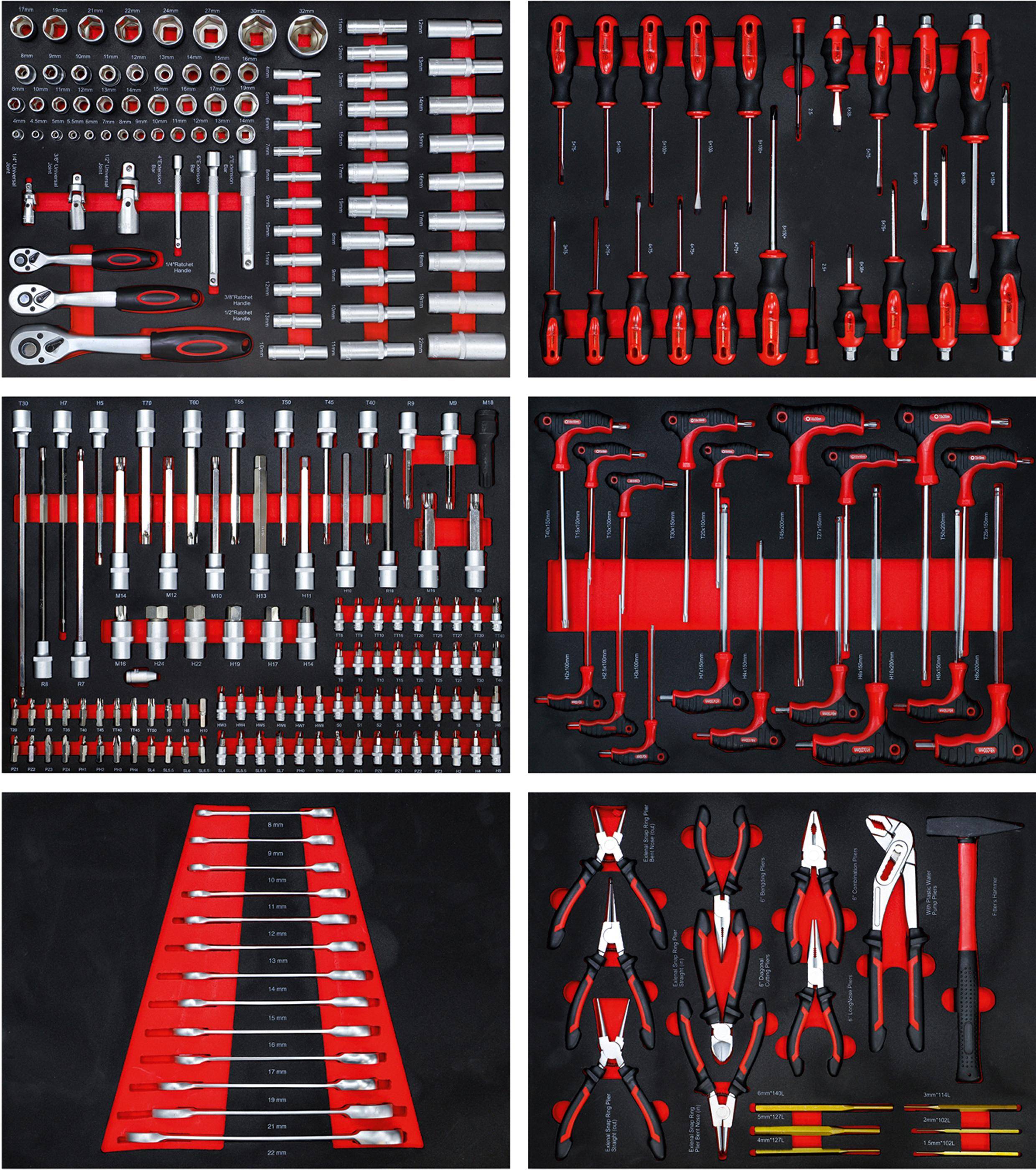 BGS Do It Yourself Werkstattwagen | 7 Schubladen | 1 Seitentür | mit