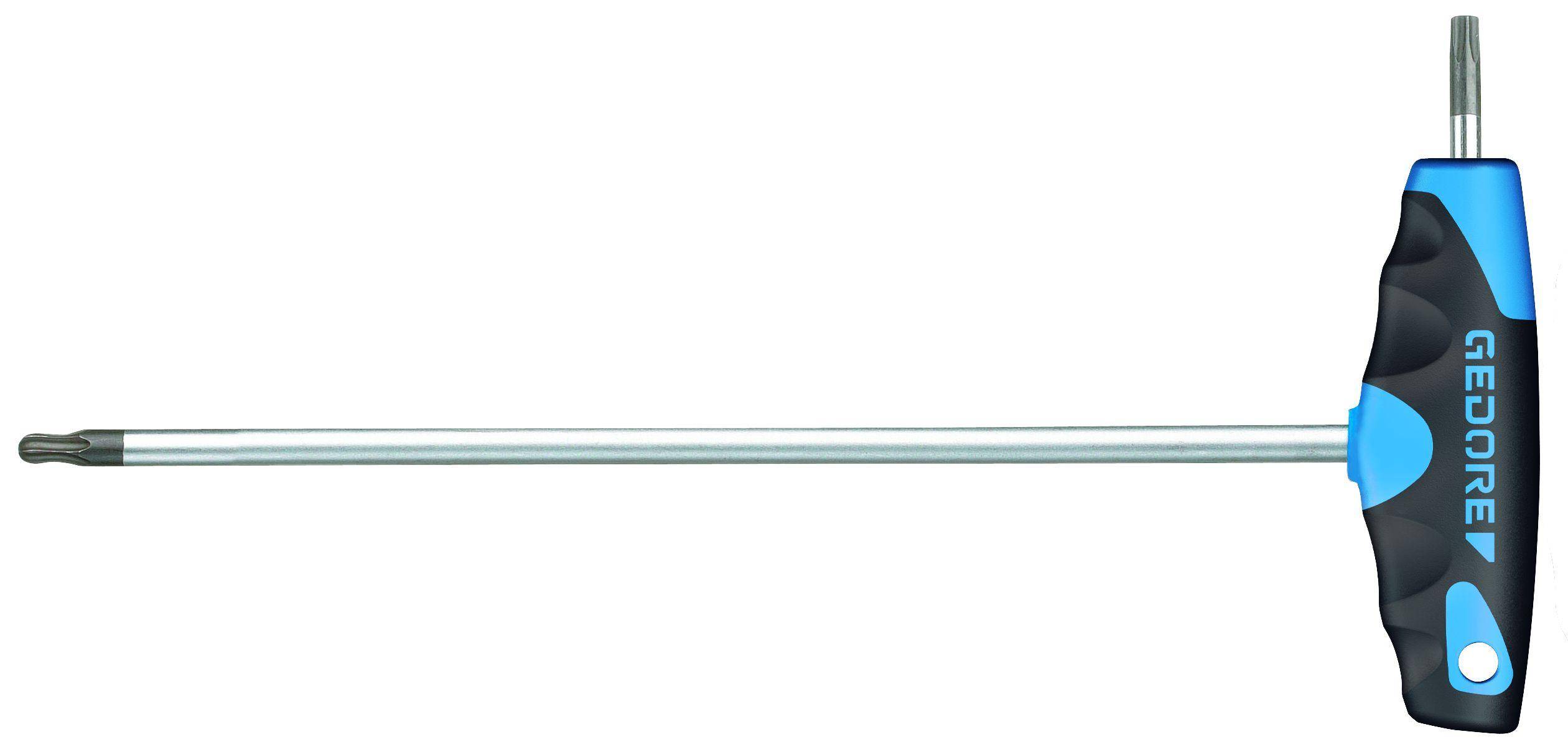 GEDORE DT 2143 KTX T40 Winkelschraubendreher mit 2K-T-Griff, Innen-TX