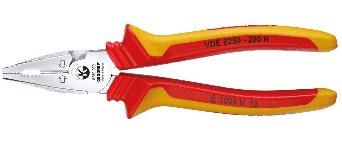 Isolierter Schraubenzieher mit der Bezeichnung „VDE 8250