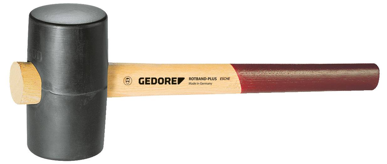 Gedore 227 E-2 Gummihammer mit Eschenstiel, d 65 mm